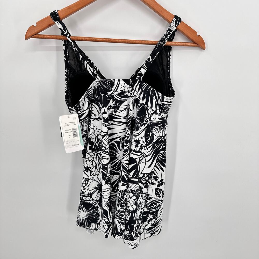 Swim Solutions NWT Flyaway Swim Dress in Black & White Print  // 8 - Picture 10 of 11
